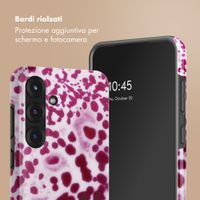 Selencia Cover posteriore Vivid con MagSafe Samsung Galaxy S25 - Cosmic Orchid