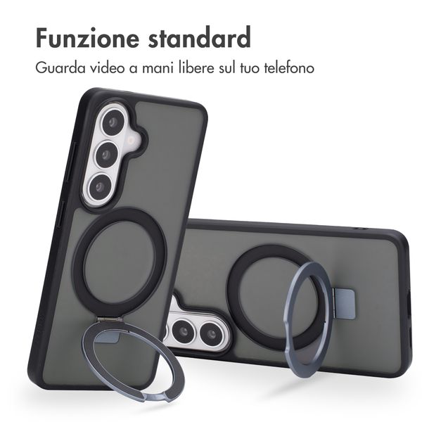 Accezz Cover con anello e supporto con MagSafe Samsung Galaxy S26 - Nero