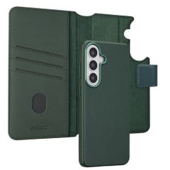 Accezz Cover in pelle 2 in 1 con MagSafe Samsung Galaxy S26 Plus - Cedar Green