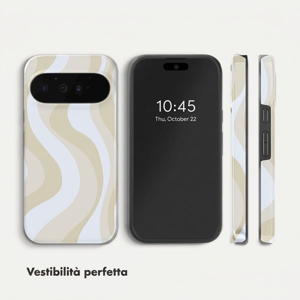Selencia Cover posteriore Vivid con MagSafe Google Pixel 11 - Desert Waves Beige