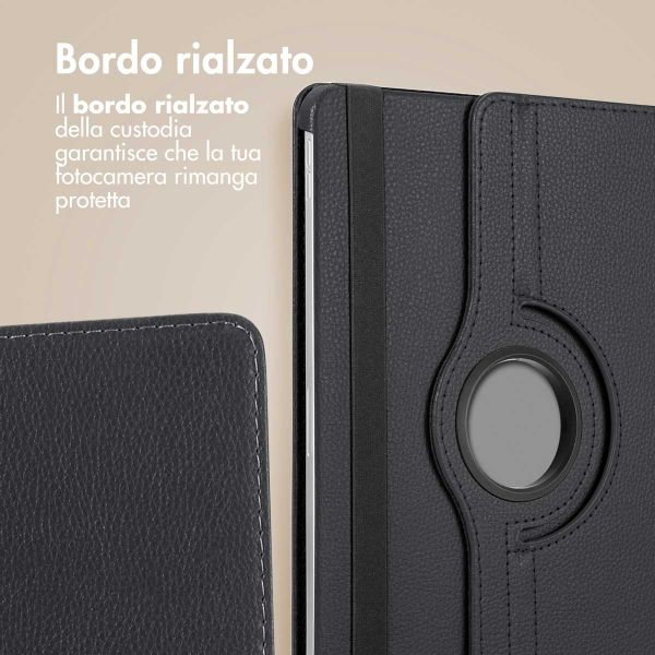 imoshion Cover Girevole a 360° Samsung Galaxy Tab A9 Plus - Nero