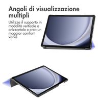 imoshion Cover a libro Trifold Samsung Galaxy Tab A9 Plus - Lilla