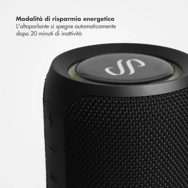 Selencia Altoparlante Bluetooth AquaPlay - Altoparlante wireless - Impermeabile - Nero