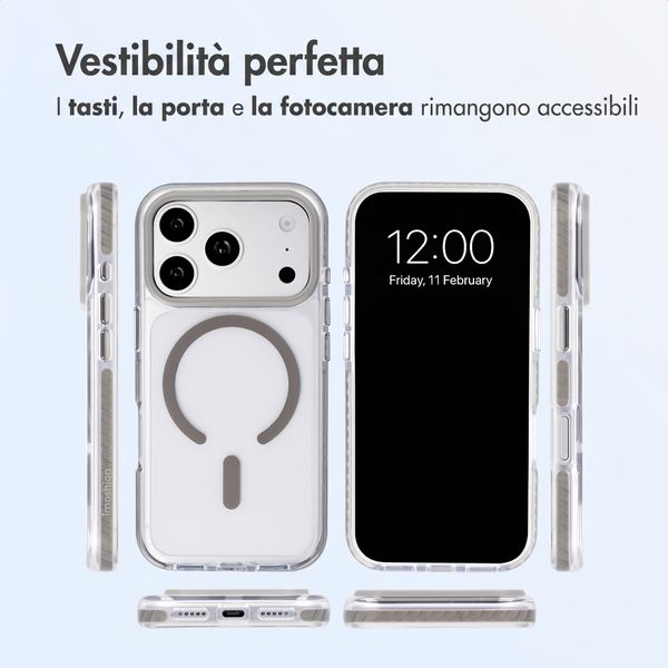 imoshion Cover Combat MagSafe Apple iPhone 18 Pro / 17 Pro - Grigio