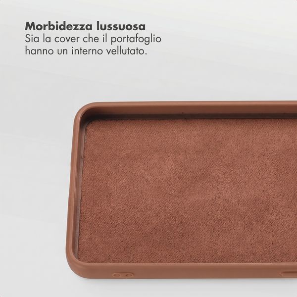 Selencia Libreria rimovibile Olyn con MagSafe Samsung Galaxy S26 Plus - Marrone
