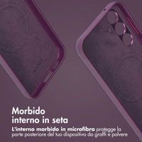 Accezz Cover in pelle 2 in 1 con MagSafe Samsung Galaxy S24 Plus - Heath Purple
