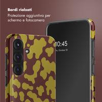 Selencia Cover posteriore Vivid con MagSafe Samsung Galaxy S25 - Moo'd Olive Dust