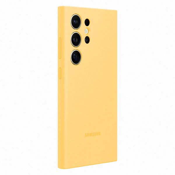 Samsung Cover originale in silicone Samsung Galaxy S24 Ultra - Yellow