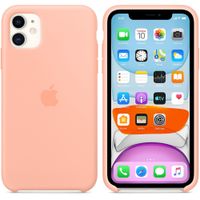 Apple Cover in Silicone Apple iPhone 11 - Grapefruit