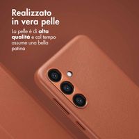 Accezz Cover in pelle 2 in 1 con MagSafe Samsung Galaxy S24 - Sienna Brown