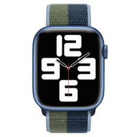 Apple Cinturino Sport Loop Apple Watch | 44/45/46/49 mm - Abyss Blue/Moss Green