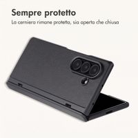 imoshion Custodia Slim in pelle sintetica Samsung Galaxy Z Fold 8 Ultra - Nero