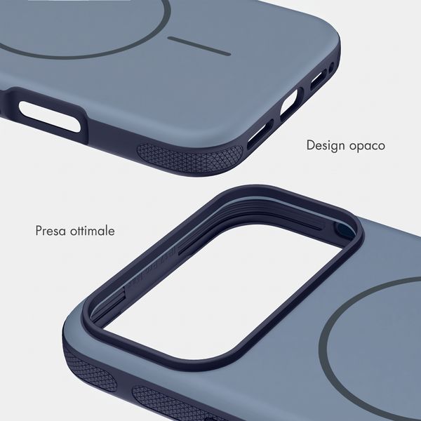 imoshion Cover posteriore Color con Thin MagSafe Ring Apple iPhone 17 Pro Max - Blu scuro