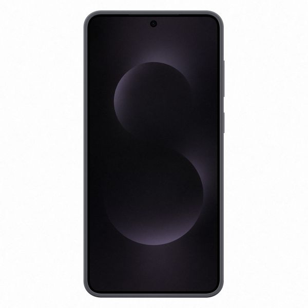 Samsung Cover originale in silicone Samsung Galaxy S25 Edge - Nero
