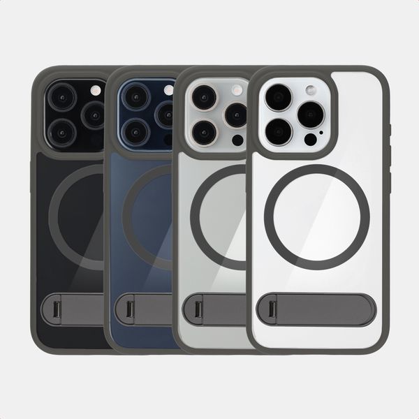 Accezz Cover Hold con MagSafe Apple iPhone 15 Pro - Grey