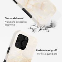 Selencia Cover posteriore Vivid con MagSafe Apple iPhone 16 Pro - Golden Beige Marble