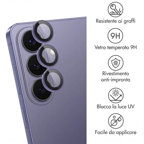 imoshion 2 Pack protezione lente fotocamera per Samsung Galaxy S26 / S26 Plus - Cobalt Violet