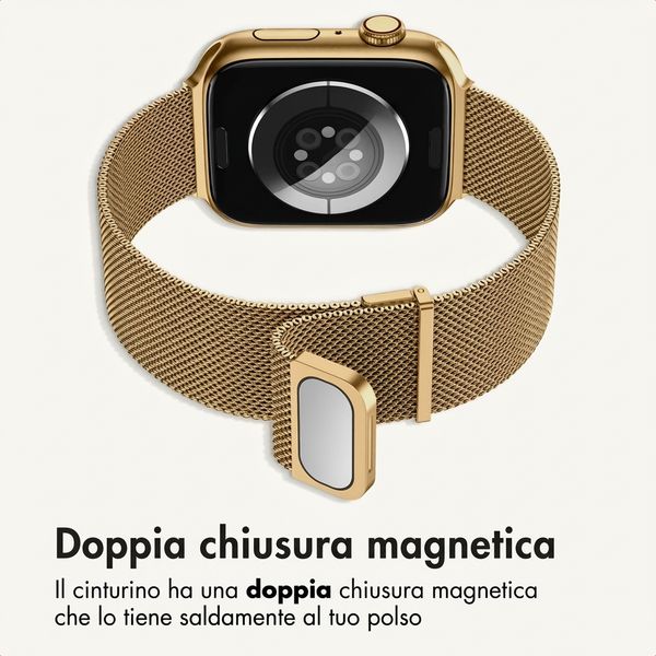 imoshion Milanees magnetisch bandje Apple Watch | 38/40/41/42 mm - Goud