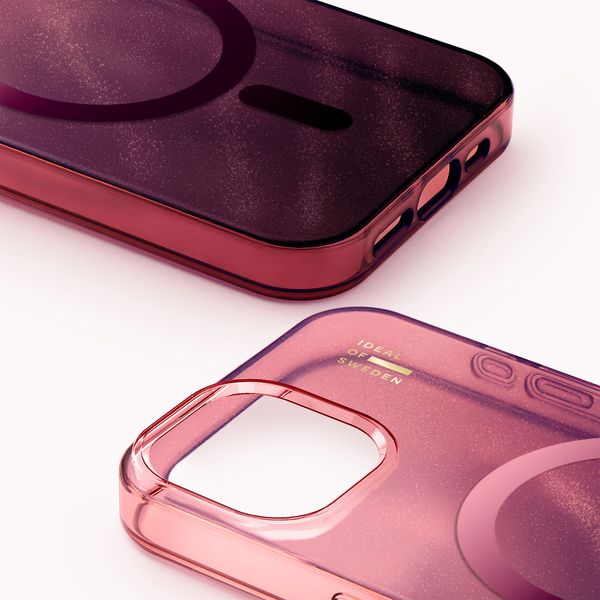 iDeal of Sweden Cover Trasparente con MagSafe Apple iPhone 17e / 16e / 15 / 14 / 13 - Cherry Lacquer