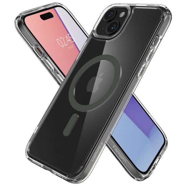 Spigen Cover Posteriore Ultra Ibrida con MagSafe Apple iPhone 15 - Graphite