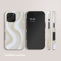 Selencia Cover posteriore Vivid con MagSafe Apple iPhone 16 Pro Max - Desert Waves Beige