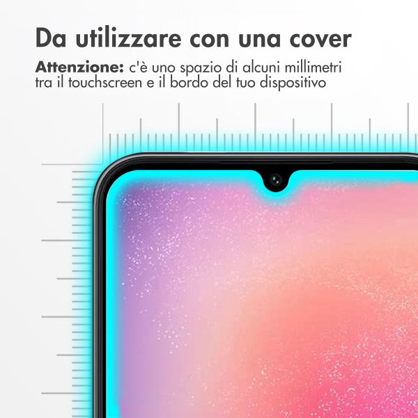 Accezz Vetro temperato, confezione da 2 Samsung Galaxy A25 (5G)