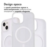 imoshion Cover posteriore Color Guard con MagSafe Apple iPhone 14 / 13 - Bianco