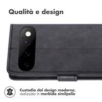 imoshion Cover a libro di Lusso Google Pixel 11 Pro - Nero