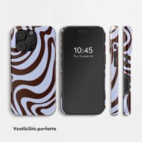 Selencia Cover posteriore Vivid con MagSafe Apple iPhone 16 Pro - Dream Swirl Chocolate