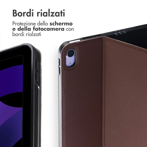 Accezz Cover Tablet Classica Apple iPad Air 11 pollici (2026) M4 / (2025) M3 / (2024) M2 / Air 5 (2022) / Air 4 (2020) - Marrone