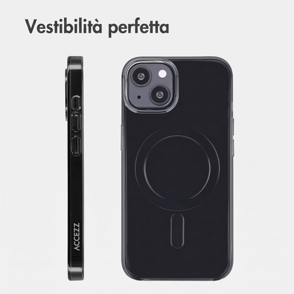 Accezz Lite custodia posteriore con MagSafe Apple iPhone 14 - Smokey Clear