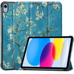 imoshion Cover Trifold Design Apple iPad 11 (2025) 11 pollici A16 / iPad 10 (2022) 10.9 pollici - Green Plant