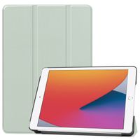 imoshion Cover a libro Trifold Apple iPad 9 (2021) 10.2 pollici / iPad 8 (2020) 10.2 pollici / iPad 7 (2019) 10.2 pollici - Verde chiaro