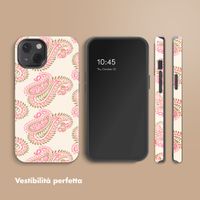 Selencia Cover posteriore Vivid con MagSafe Apple iPhone 13 - Paisley Blush