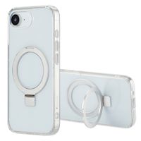 Accezz Cover con anello e supporto con MagSafe Apple iPhone 17e / 16e - Trasparente