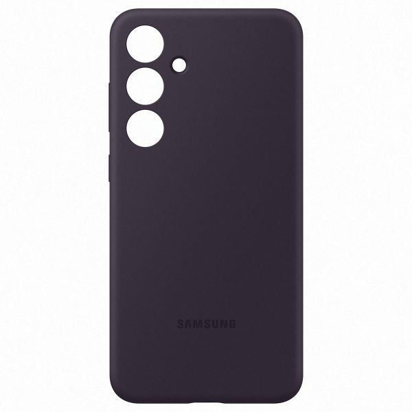 Samsung Cover originale in silicone Samsung Galaxy S24 Plus - Dark Violet