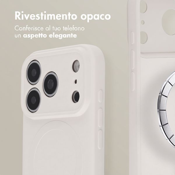 imoshion Cover Posteriore Colorata con MagSafe Apple iPhone 18 Pro / 17 Pro - Beige