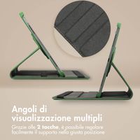imoshion Cover Girevole a 360° Samsung Galaxy Tab A9 8.7 pollici - Verde