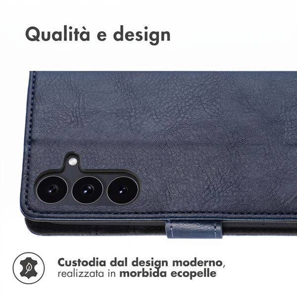 imoshion Cover a libro di Lusso Samsung Galaxy S26 FE - Blu scuro