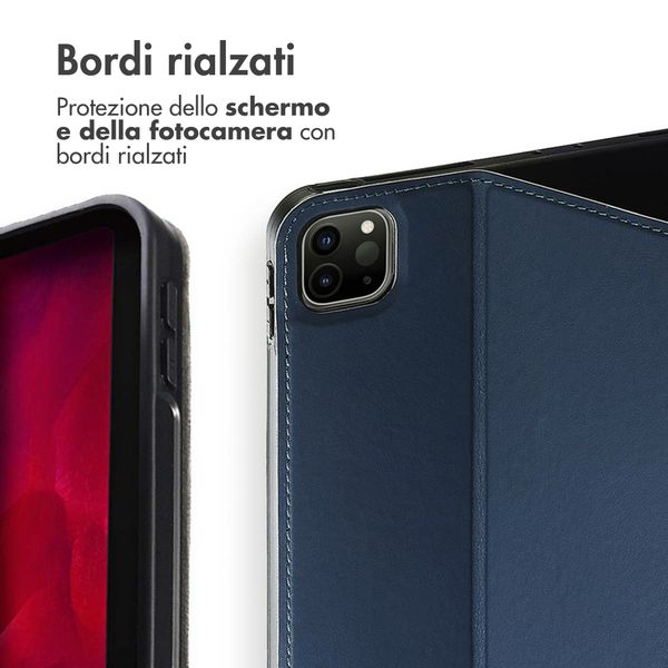 Accezz Cover Tablet Classica Apple iPad Pro 11 (2022 / 2021 / 2020 / 2018) - Blu scuro