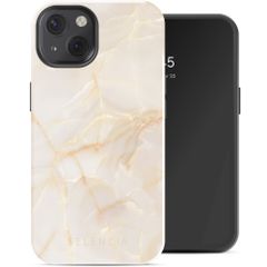 Selencia Cover posteriore Vivid con MagSafe Apple iPhone 13 - Golden Beige Marble