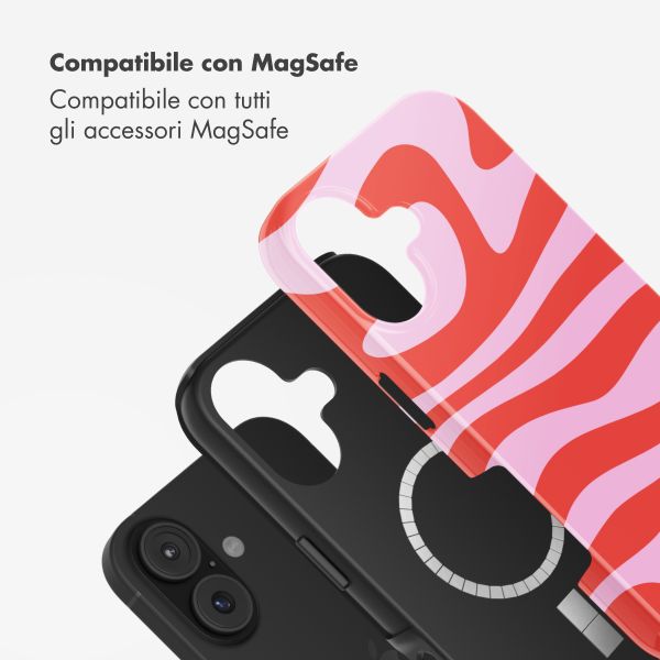 Selencia Cover posteriore Vivid con MagSafe Apple iPhone 17 - Dream Swirl Pink