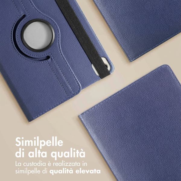 imoshion Cover Girevole a 360° Apple iPad Air 13 pollici (2026) M4 / (2025) M3 / (2024) M2 - Blu scuro