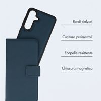 imoshion Cover a libro di lusso 2-in-1 rimovibile Samsung Galaxy A17 (5G) / (4G) - Blu