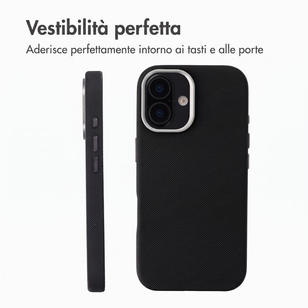 Accezz Cover Mesh con MagSafe Apple iPhone 17 - Nero