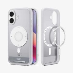 Spigen Cover Posteriore Ultra Ibrida con MagSafe Apple iPhone 17 - Classic Silver