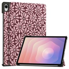 imoshion Cover Trifold Design Samsung Galaxy Tab S11 - Bloom Love Blush