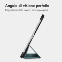 imoshion Cover a libro Trifold Samsung Galaxy Tab A9 Plus - Verde scuro