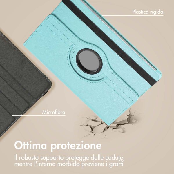 imoshion Cover Girevole a 360° Samsung Galaxy Tab A11 Plus / A9 Plus - Azzurro