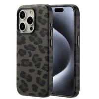 Selencia Cover Sabi Stampa pantera con MagSafe Apple iPhone 15 Pro - Midnight Black